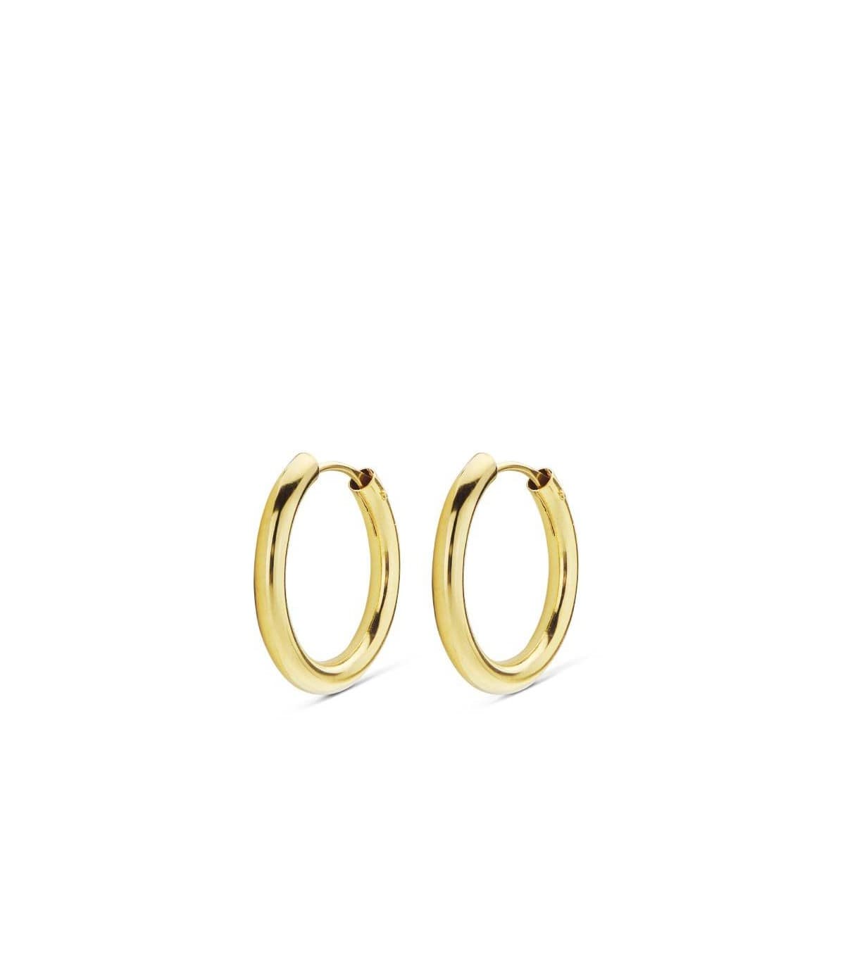 Pendientes aro de oro amarillo Melisa 16mm 18 Ktes