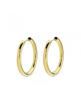 Pendientes aro de oro amarillo Melisa 20mm 18 Ktes