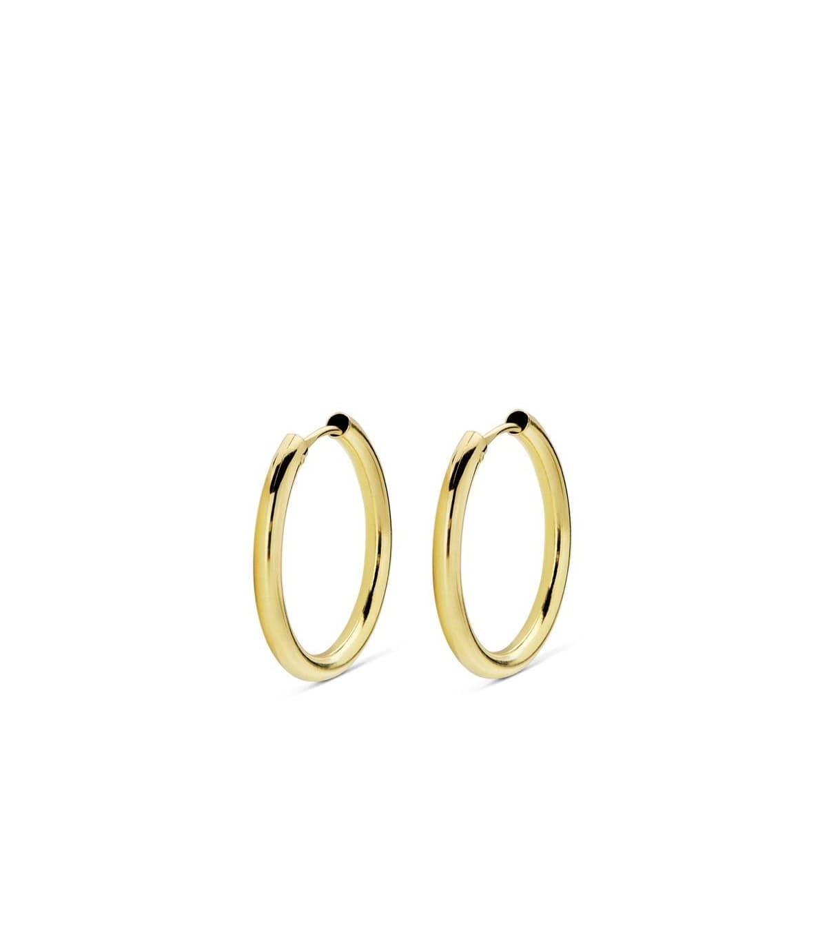 Pendientes aro de oro amarillo Melisa 20mm 18 Ktes