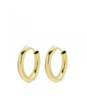 Pendientes aro de oro amarillo Melisa 16mm 18 Ktes