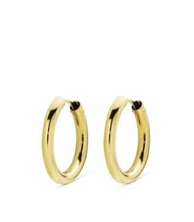 Pendientes aro de oro amarillo Melisa 18mm 18 Ktes