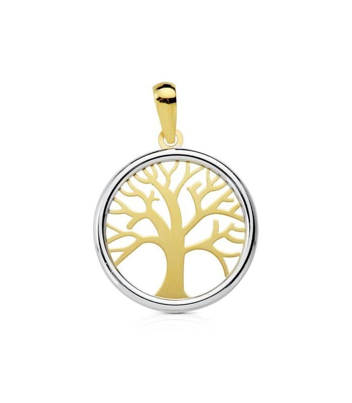 Colgante Mujer arbol de la vida oro 18k regalos dia de la madre joyeria