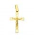 Croce Cristo traforata 24 mm 18 carati