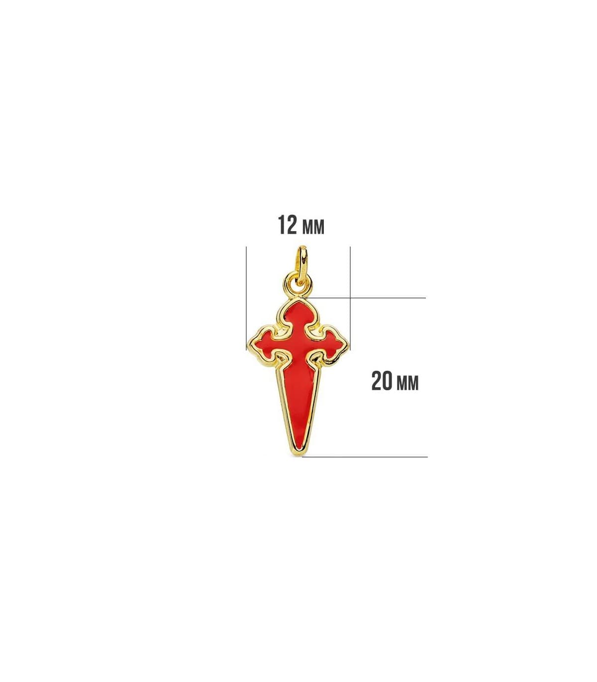 Croix Saint Jacques 18 Carats