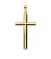 Croix lisse 18 K 29mm