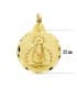 Médaille  Vierge de la Cabeza 18K 22 mm.