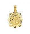 Medaille 18 Karat Gold Jungfrau Maria P3075-325