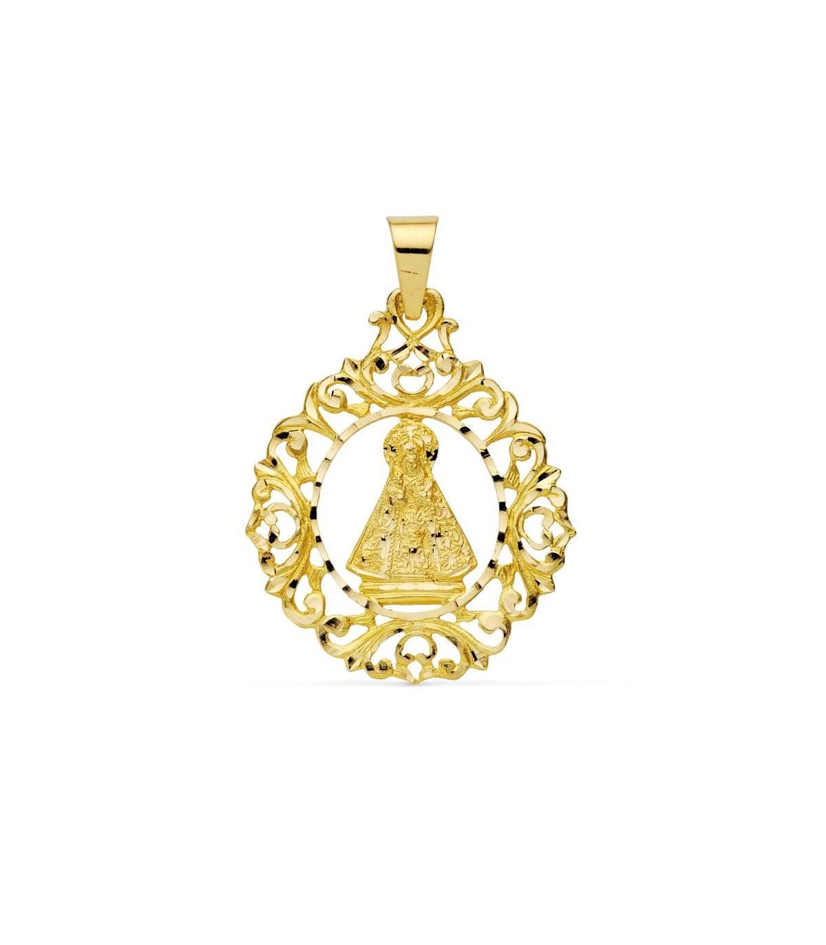 Médaille Vierge de la Cabeza 18K 43 mm