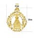 Médaille Vierge de la Cabeza 18K 43 mm