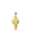 Médaille silhouette Vierge du Pilar 18K 17 mm