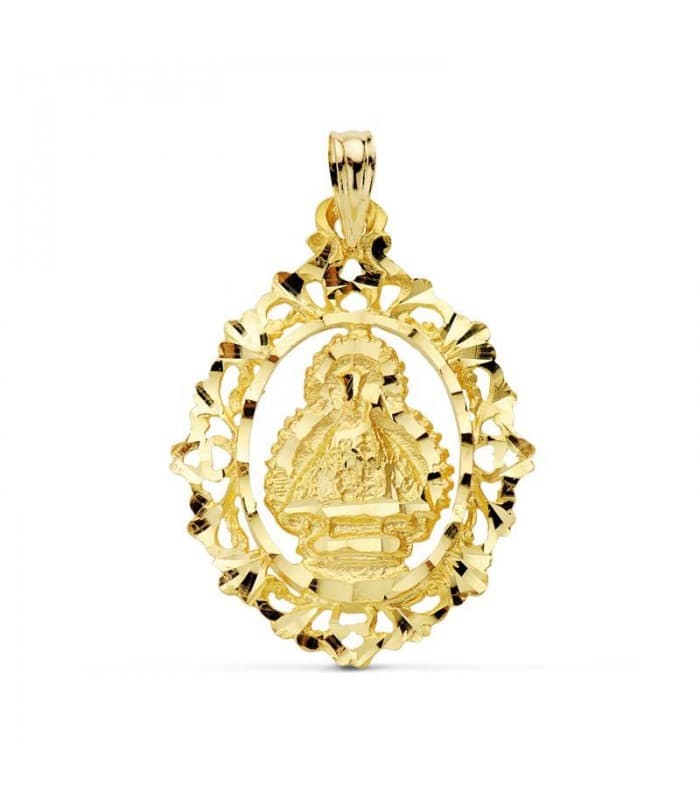 Médaille Vierge de la Cabeza 18K 28 mm