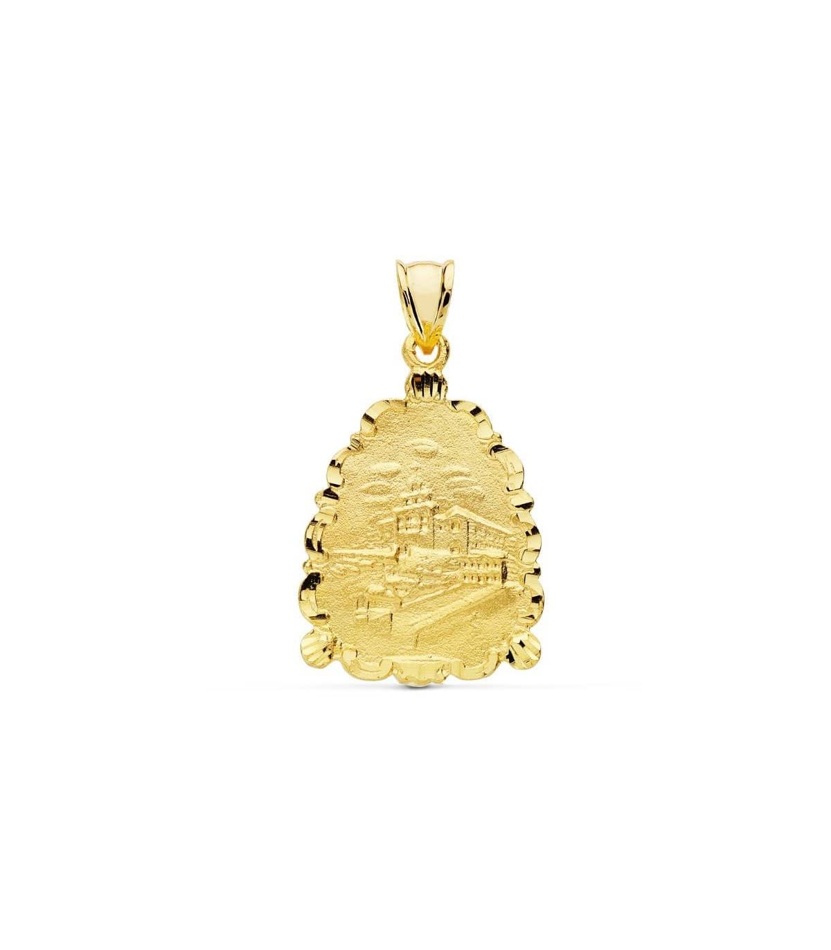 Médaille Vierge de la Cabeza 18 carats 28 mm