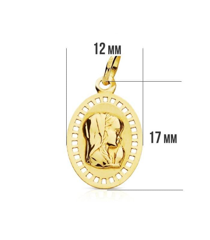 Anhänger 375er Gold Jungfrau Maria 9K16451