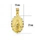 Wunderbare Medaille aus 9K Gold 9KP6270-320