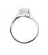 Solitario blanco Claire 18 Ktes