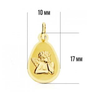 Anhänger Engel 375er Gelbgold 9K16256