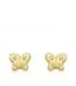 Pendientes oro amarillo Flora 18 Ktes