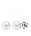 Boucles d'oreilles perles d'Australie Acantha Or Blanc 18 Carats