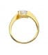 Solitario amarillo Cora 18 Ktes