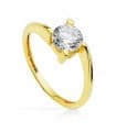 Solitaire Cora 18 Carats
