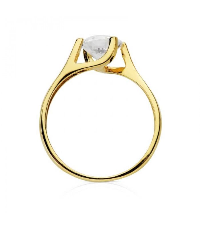 Solitario Claire oro giallo 18 Kt