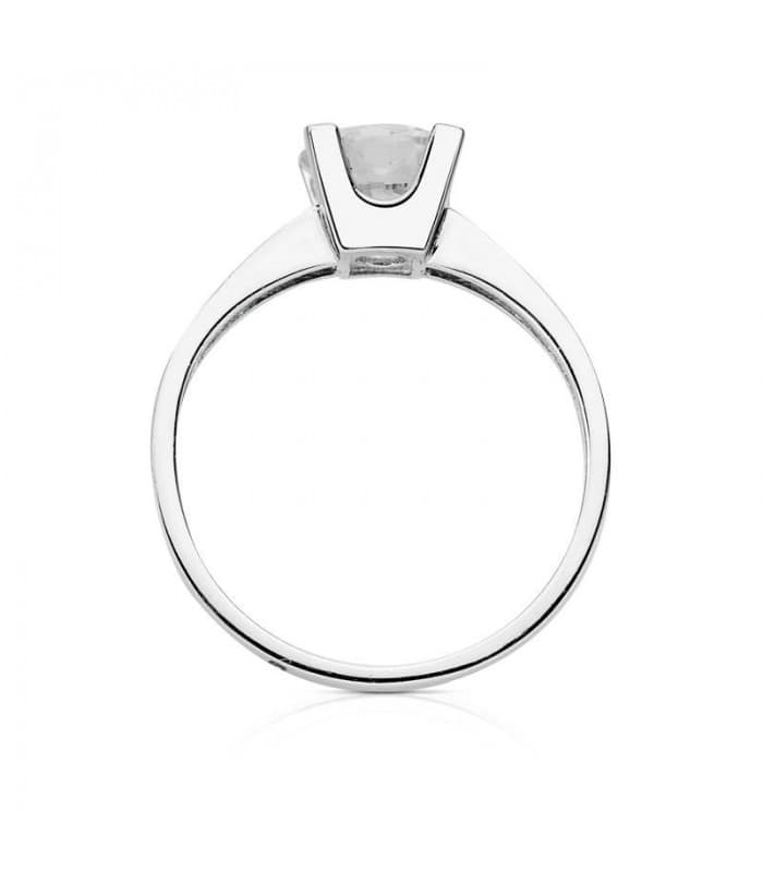 Solitaire blanche Luz 18 Carats