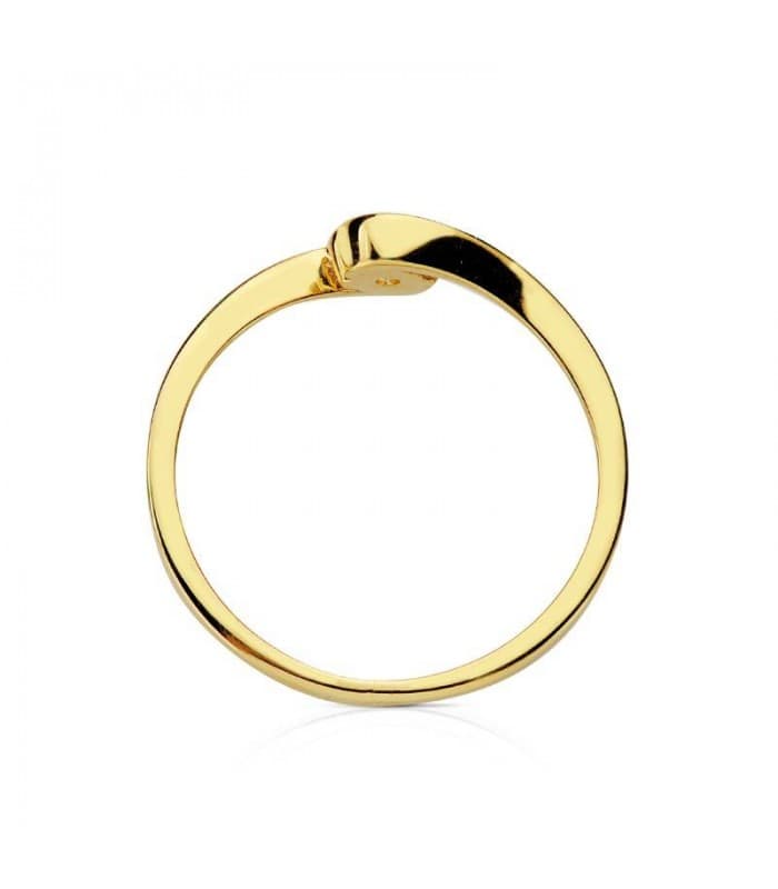 Solitario Aurora oro giallo 18 Kt