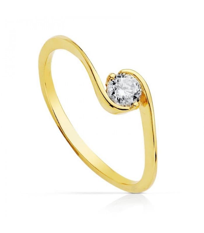 Solitario Aurora 18 Ktes