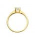 Solitario Bianca Oro Amarillo 18 kilates - Anillo de compromiso, anillo pedida mano mujer