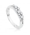 Bague trilogie or blanc Augustine 18 Carats
