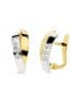 Boucles d'oreilles or bicolore Sandi 18 Carats