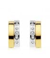 Boucles d'oreilles or bicolore Yumara 18 Carats