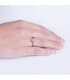 Anillo pedida novia Veronessi 0.200 quilates. Solitario compromiso 18 Kt. Joyería online.
