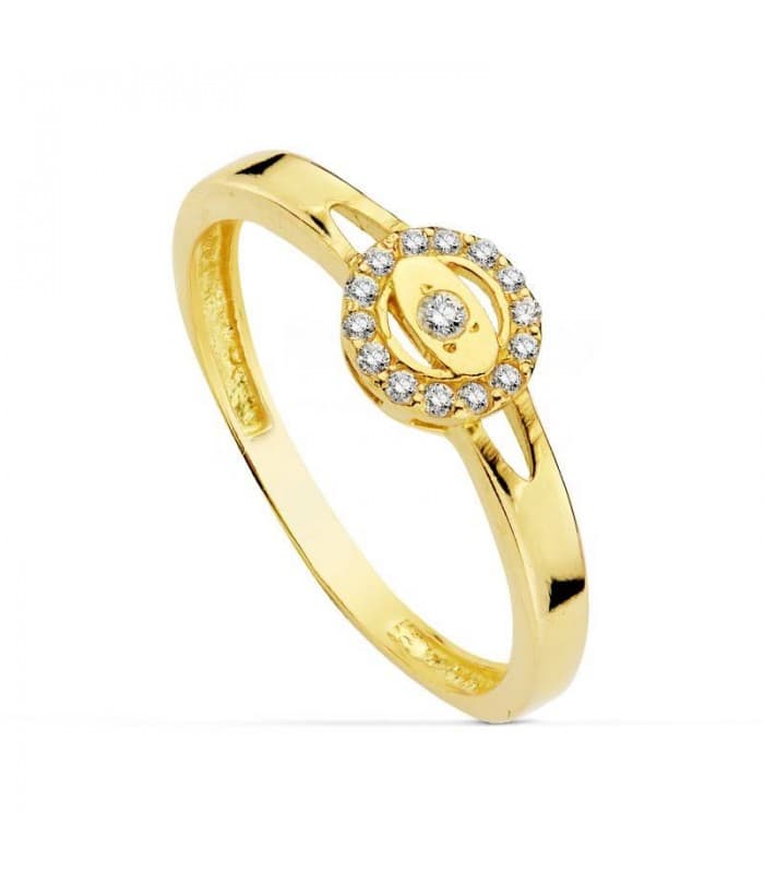 Sortija oro amarillo Daria 18 Ktes
