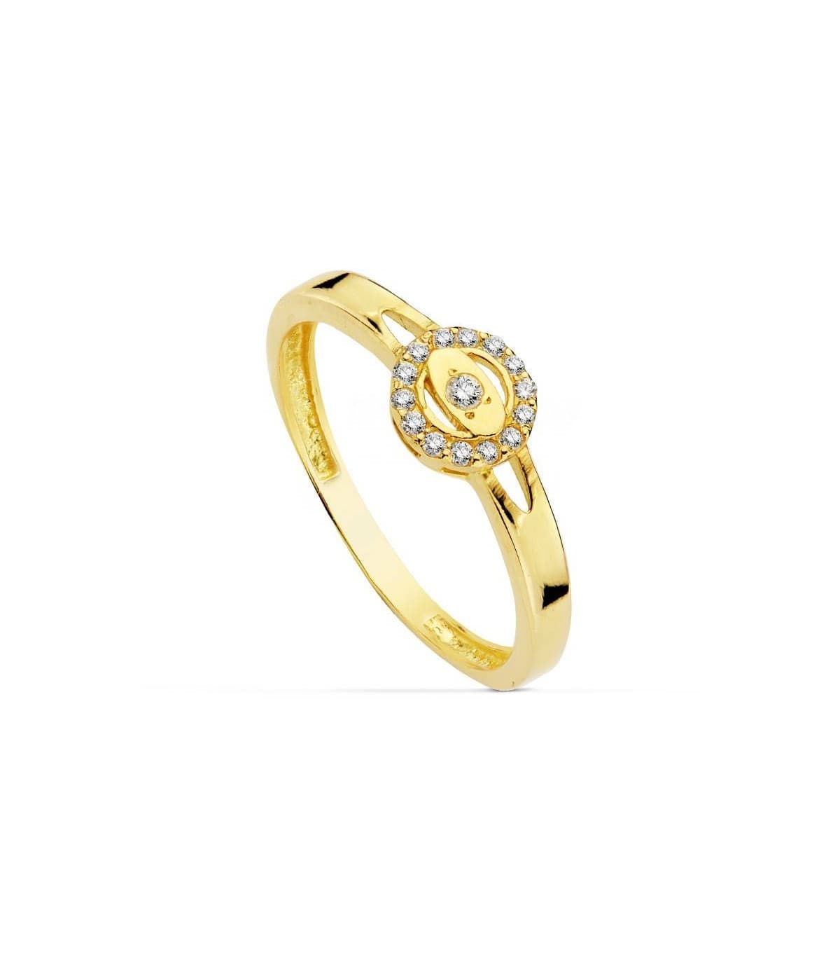 Sortija oro amarillo Daria 18 Ktes