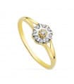Mädchen-Ring 750er Gelb-/Weissgold 20713-2