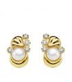 Orecchini Petrusca oro giallo 18 Kt