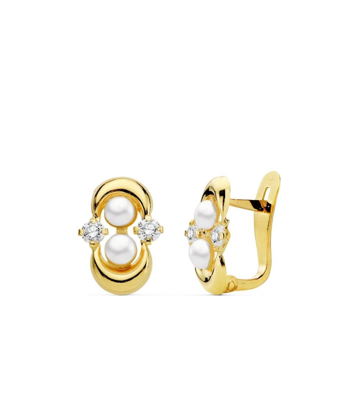 Boucles d'oreilles or jaune Nerea 18 Carats