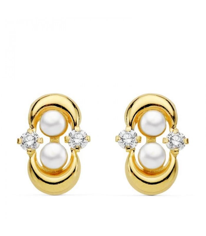 Boucles d'oreilles or jaune Nerea 18 Carats