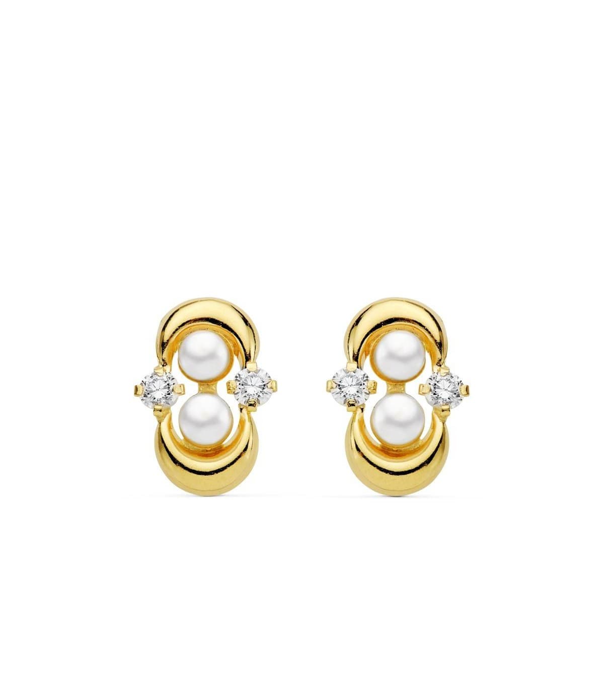 Boucles d'oreilles or jaune Nerea 18 Carats