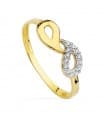Bague or bicolore Rocio 18 carats
