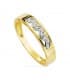 Bague or bicolore Rosario 18 carats, bagues pour enfants