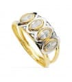 Mädchen-Ring 750er Gelb-/Weissgold 20555-2