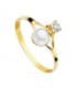 Sortija oro amarillo Laura 18 Ktes