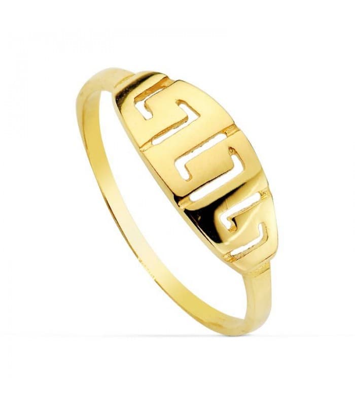 Sortija oro amarillo Sandy 18 Ktes