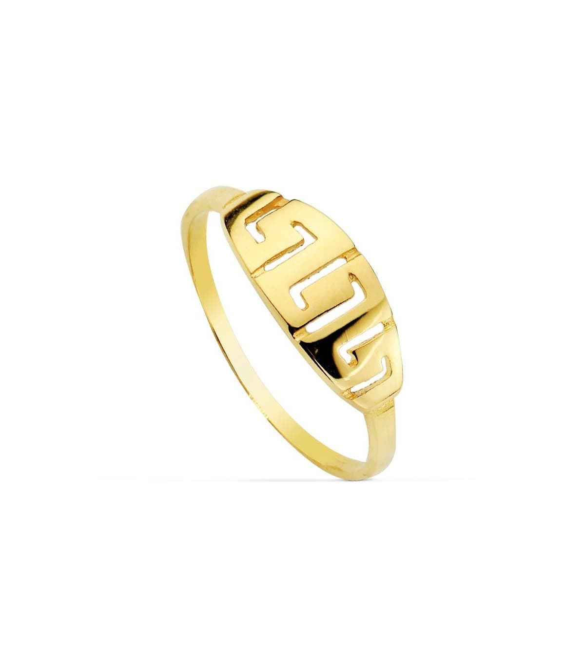 Sortija oro amarillo Sandy 18 Ktes