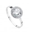 Damenring Weißgold 18K 20719-2