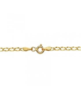 Catena maglia cheval 2 mm 18 Kt 45cm