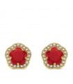 Ohrringe 750 Gold 20723-1-RO Blume