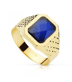 Sello cadete Pietro Espinela Azul 18 Ktes